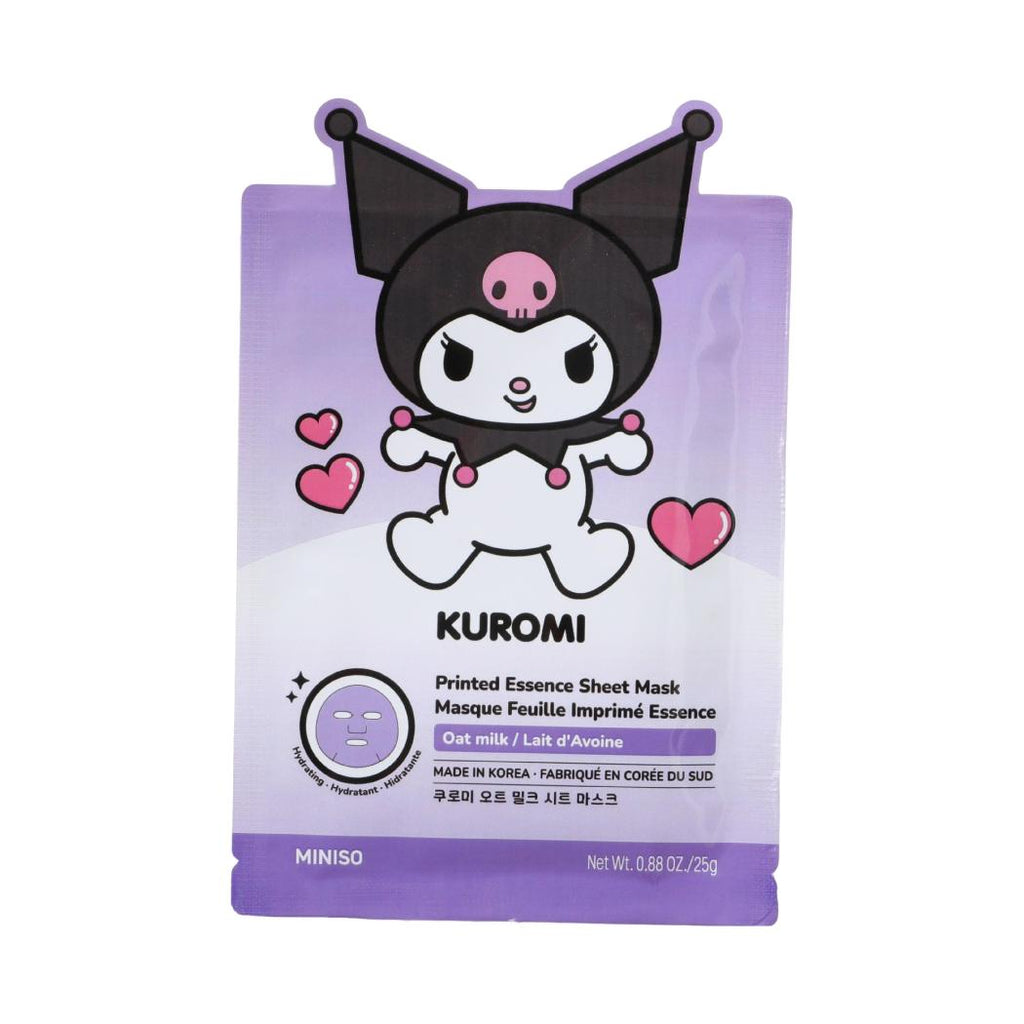 Kuromi Nourishing Printed Facial Mask (Oat Milk)