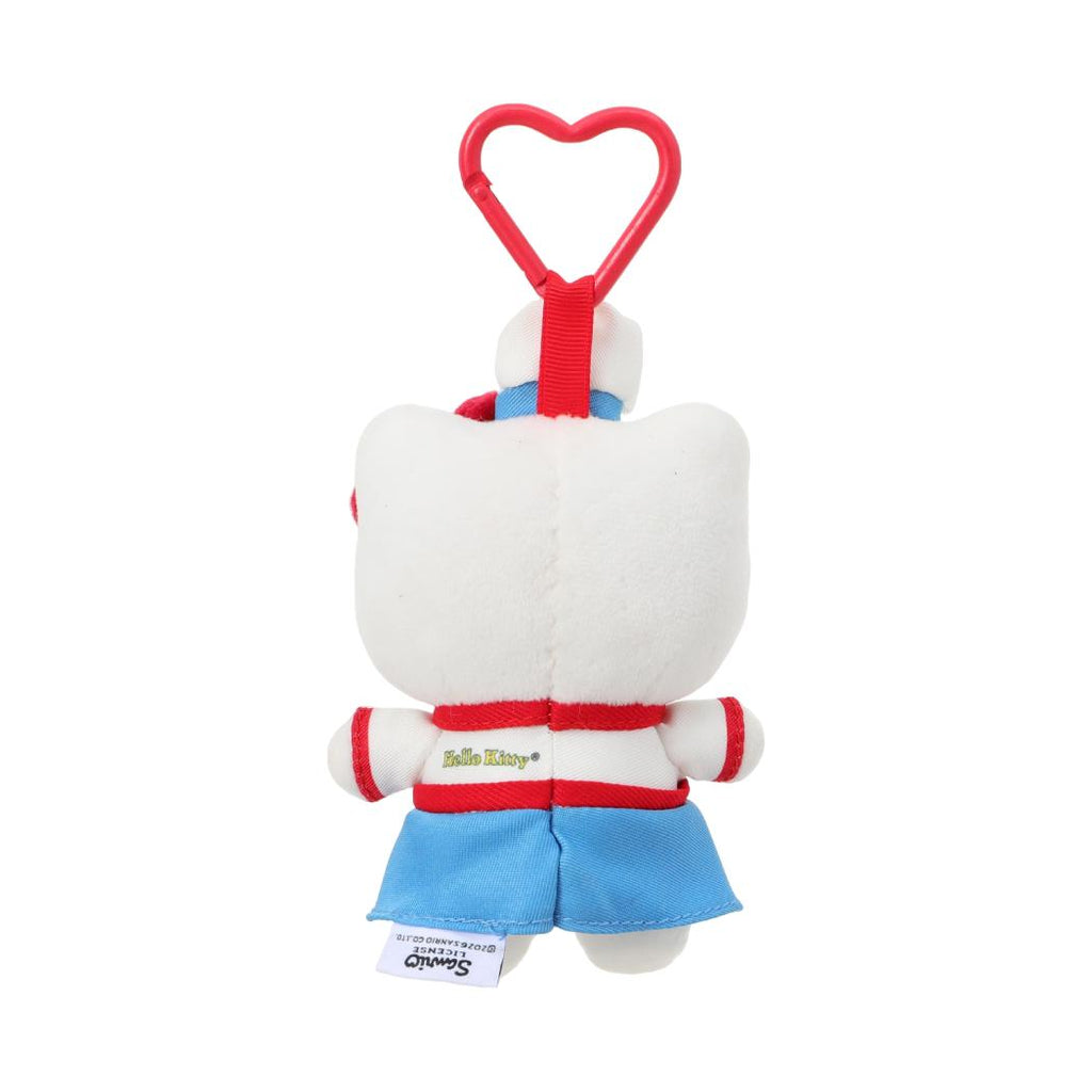Hello Kitty Retro Diner Kollektion, 10 cm grosser Plüsch-Koch-Anhänger in stehender Position
