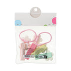 In-Bag-Serie Blumenhaargummi- und Haarspangen-Set (6-teilig)