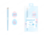 Bloom & Glow Series Concealer-Pinsel & Make-up-Schwamm-Set (1+2)