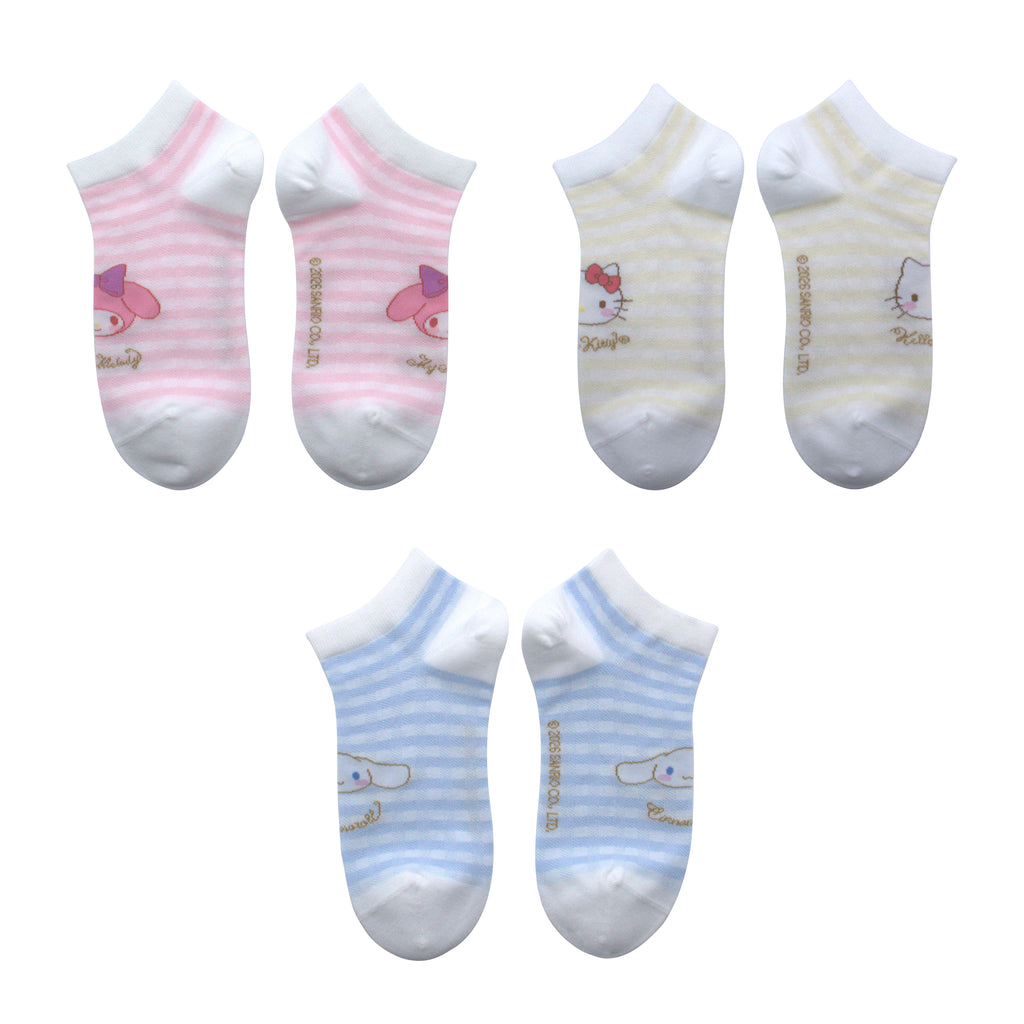 Hello Kitty und Freunde karierte Knöchelsocken
