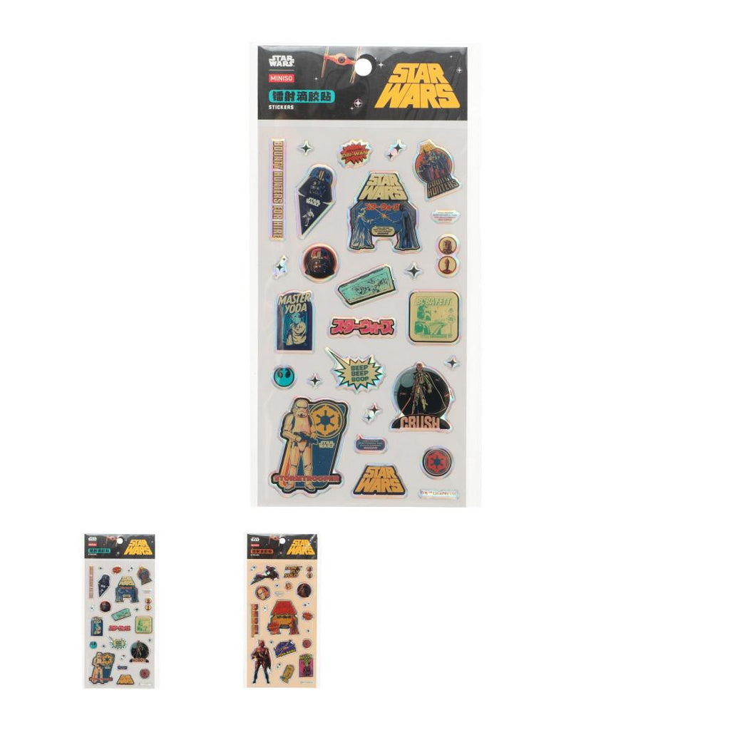 Star Wars Kollektion Holografische Epoxid-Aufkleber (2 verschiedene Designs)