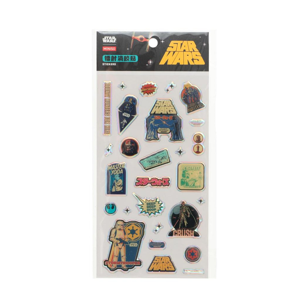 Star Wars Kollektion Holografische Epoxid-Aufkleber (2 verschiedene Designs)