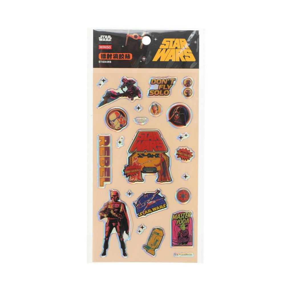 Star Wars Kollektion Holografische Epoxid-Aufkleber (2 verschiedene Designs)
