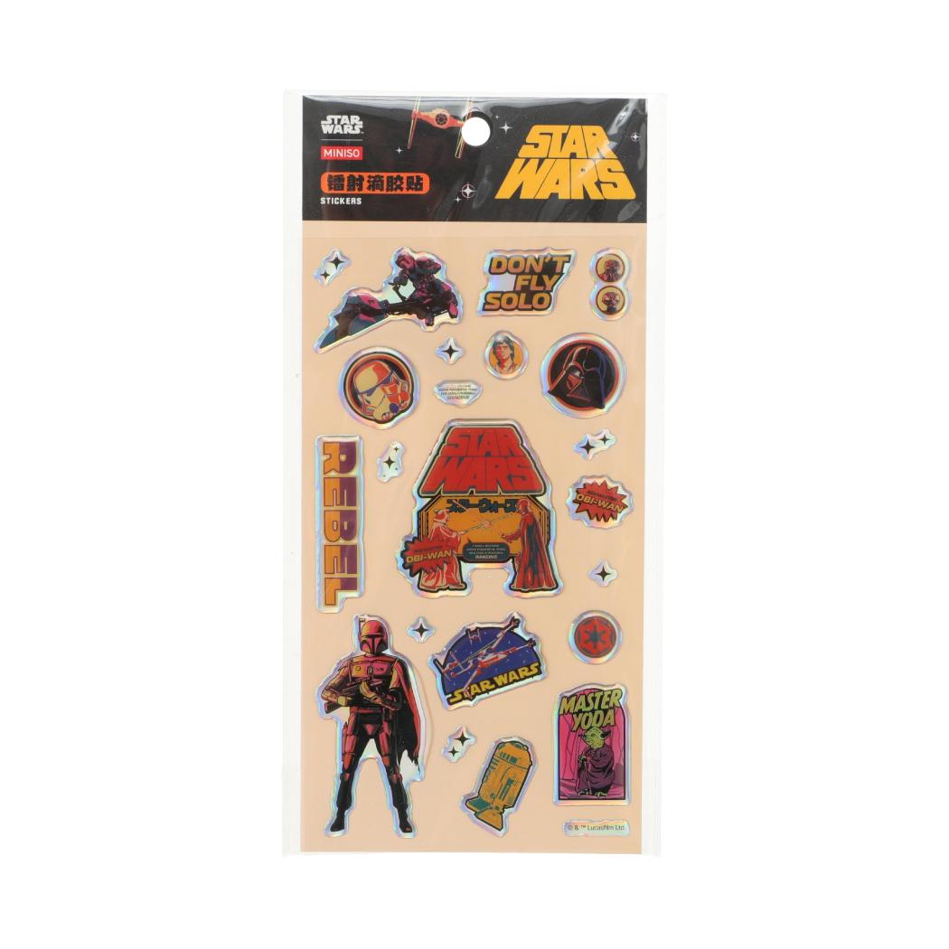 Star Wars Kollektion Holografische Epoxid-Aufkleber (2 verschiedene Designs)
