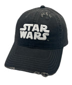 Star Wars Kollektion Waschte, zerrissene Baseballkappe (Schwarz)