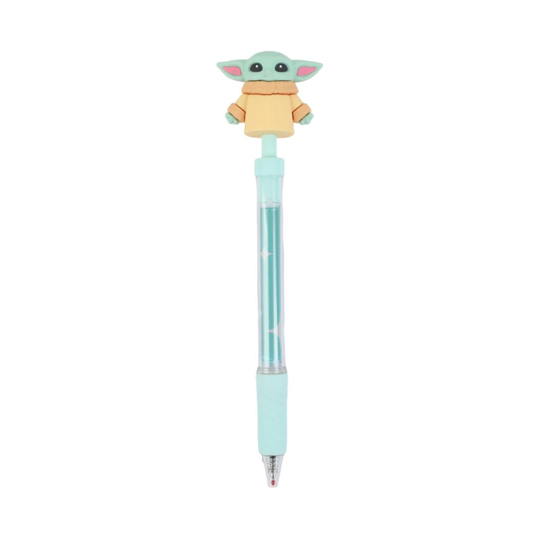 Star Wars Sammelfiguren-Gelstift (0,5 mm, Schwarz) (Grogu A) (Ausziehbanner)