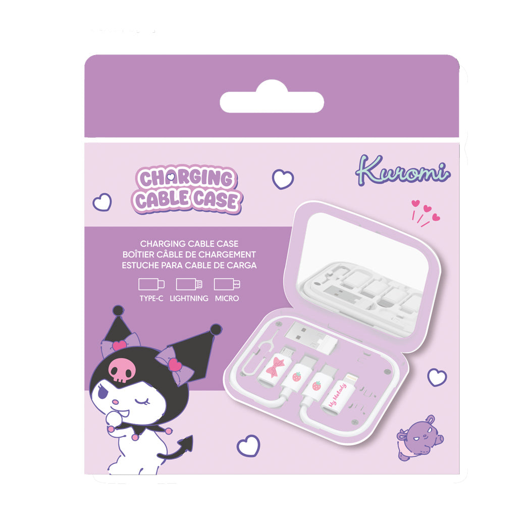 Kuromi Multi Charging Cable Case