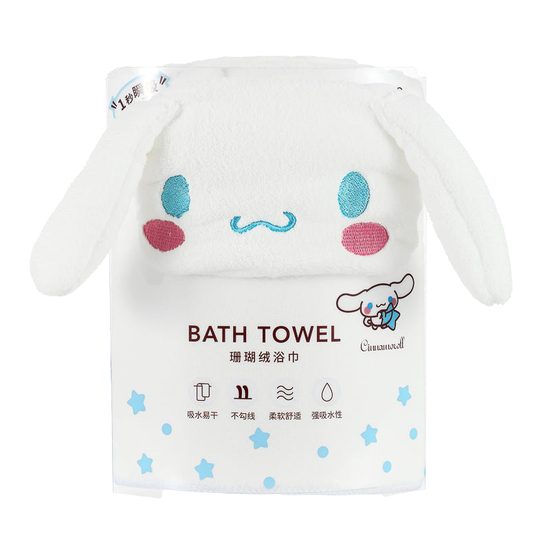 Cinnamoroll Korallenvlies-Badetuch