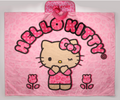 Grosse, warme Hello Kitty Leopardenmuster-Decke mit Griff (Rosa)
