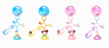 Disney Mickey Mouse Collection Donut Keychain