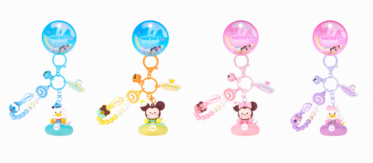 Disney Mickey Mouse Collection Donut Keychain