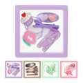 Haaraccessoires-Set mit farbenfroher Aufbewahrungsbox (6-teilig)