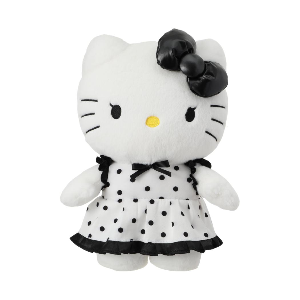 Hello Kitty Polka Dot Kollektion, 30 cm grosses Plüschtier in stehender Position