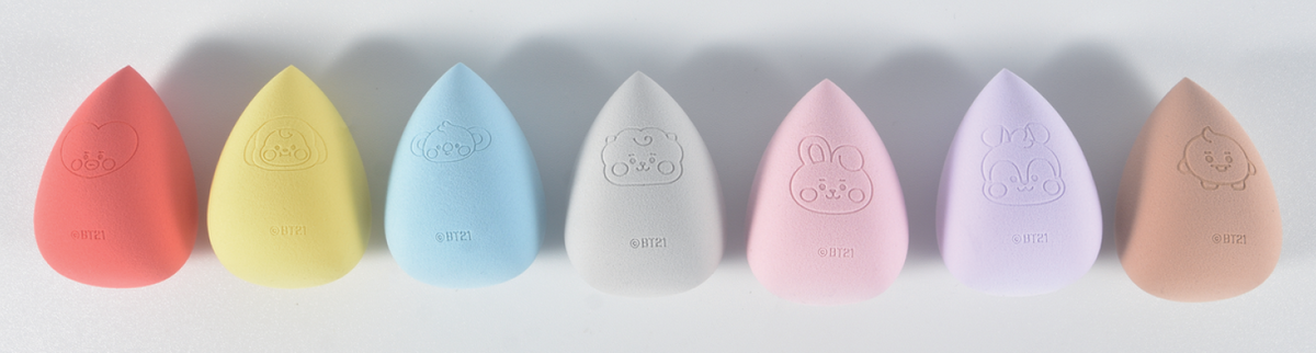 BT21 BABY Collection Makeup Sponge Gift Box