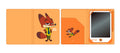 Disney Zootopia Collection LCD Plush Drawing Tablet Model: H7D-S(Nick)