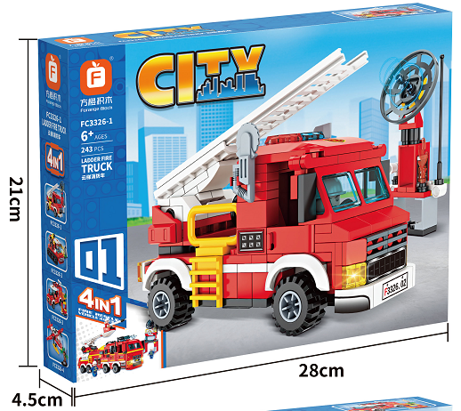 4-in-1 Fire Truck Series Ladder Truck(4-1)