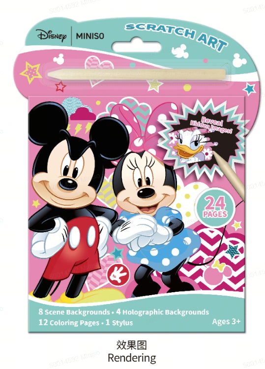 Disney Mickey Familienkollektion Kratzmalerei