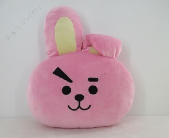 BT21 Collection 16in. Head-Shape Pillow(COOKY)