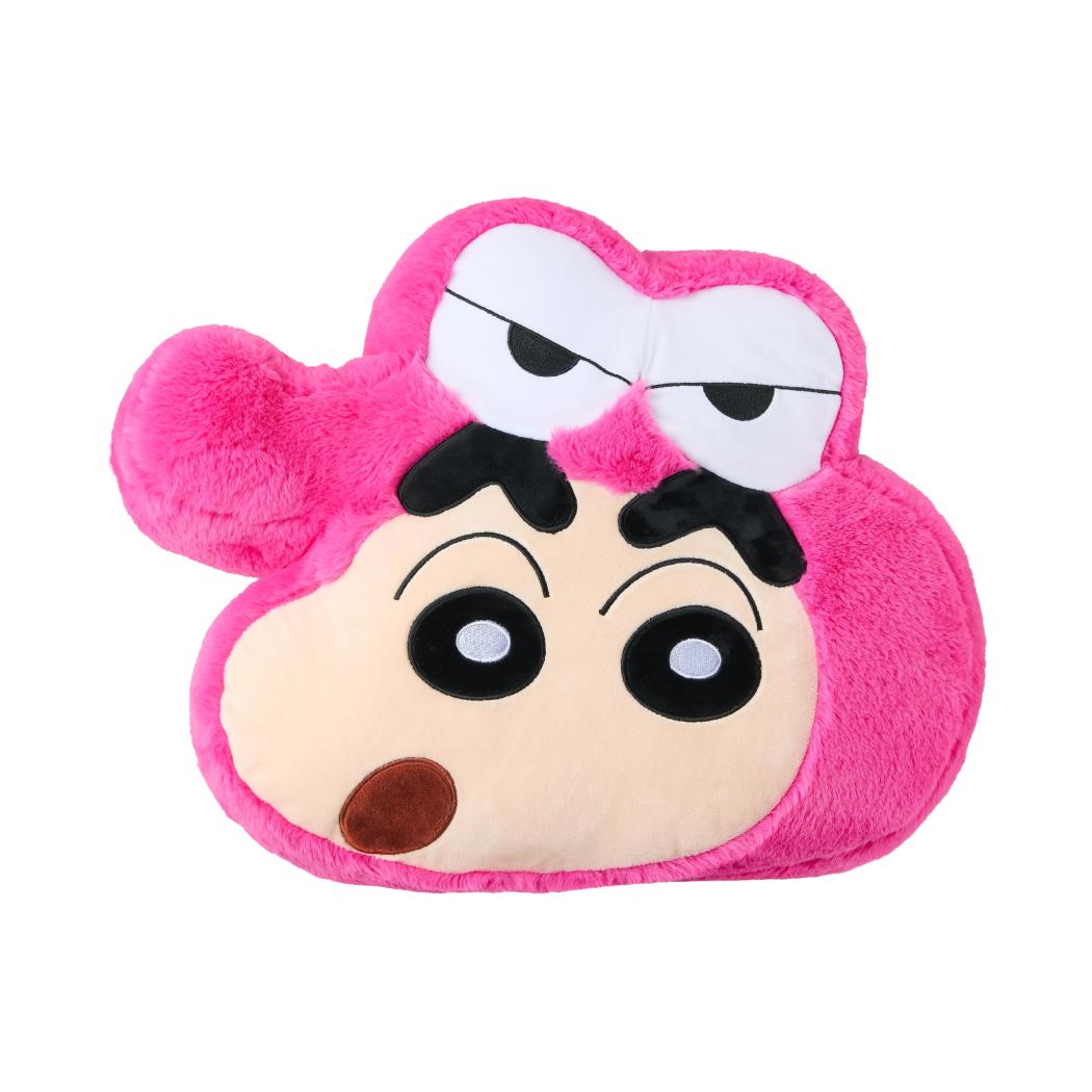 Crayon Shinchan Super Costume Adventure Collection 16in. Head-Shape Pillow(Waniyamasan)