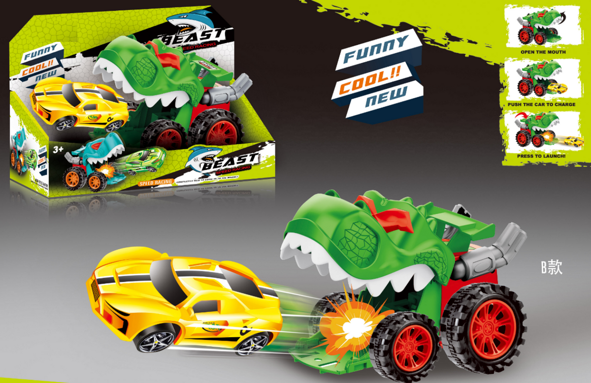Schiessfahrzeug-Serie (Dinosaurier, 1 Stück)