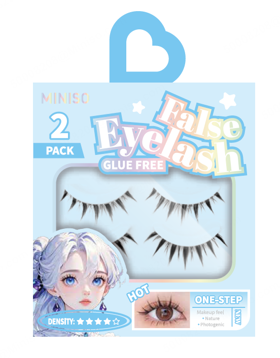 Bloom & Glow Serie Dicke künstliche Wimpern (2 Paar)