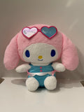 My Melody Jump into Summer Kollektion, 25 cm grosses Plüschtier in sitzender Position
