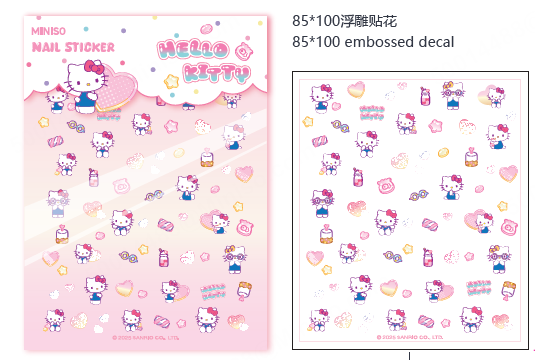 Hello Kitty Nail Decals
