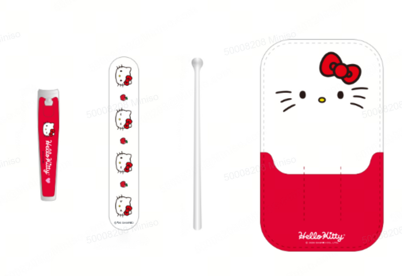 Hello Kitty 3-teiliges Maniküre-Set mit Aufbewahrungstasche
