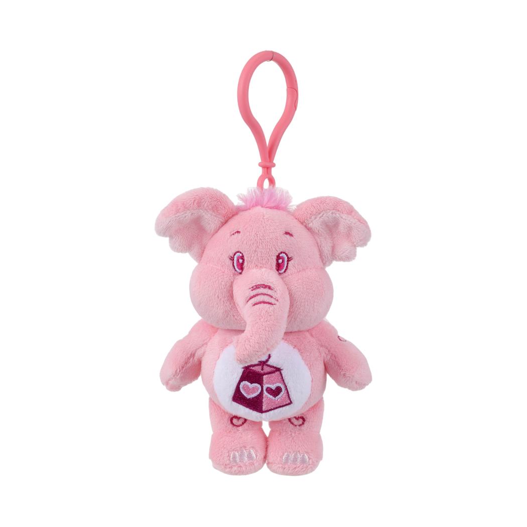 Care Bear Cousins Kollektion 10 cm Plüschanhänger (Elefant mit vielen Herzen)