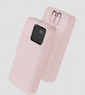 20000 mAh Powerbank mit Digitalanzeige und Kabel (Pink) Modell: X-201C