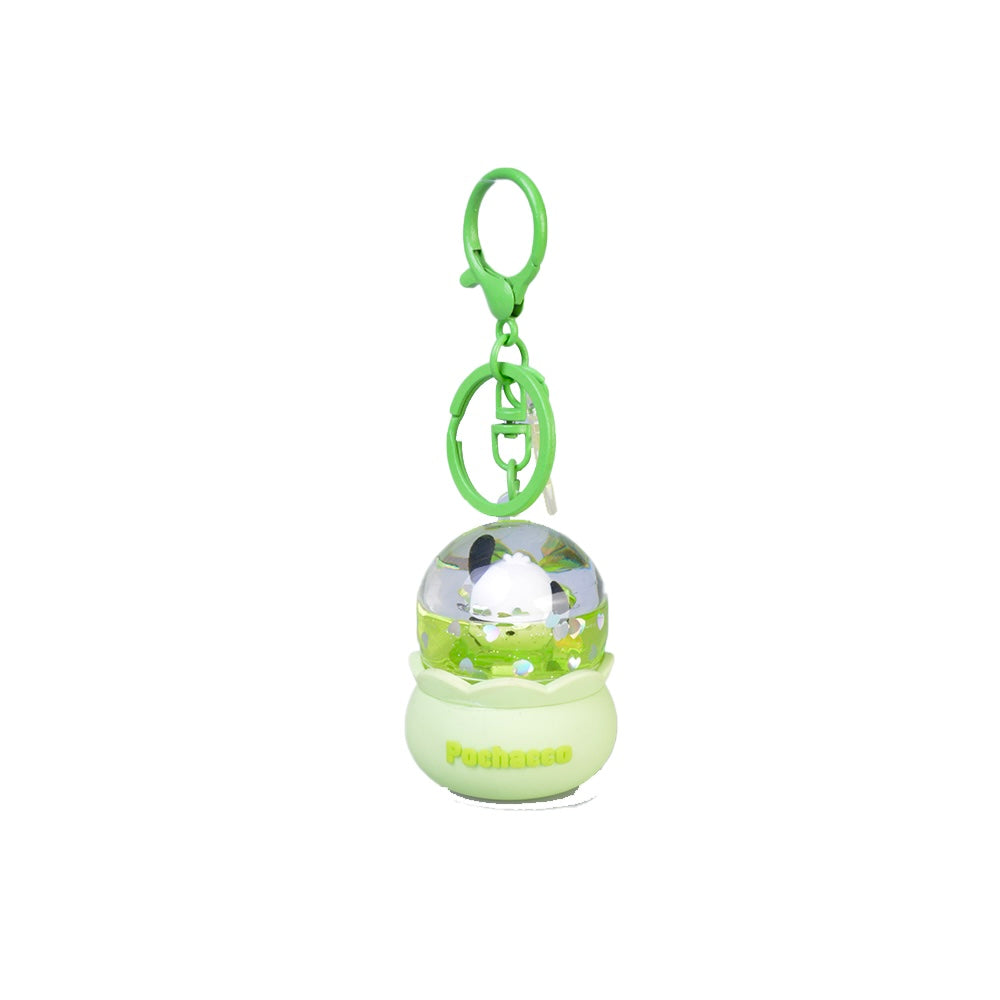 Pochacco Crystal Ball Liquid Keychain