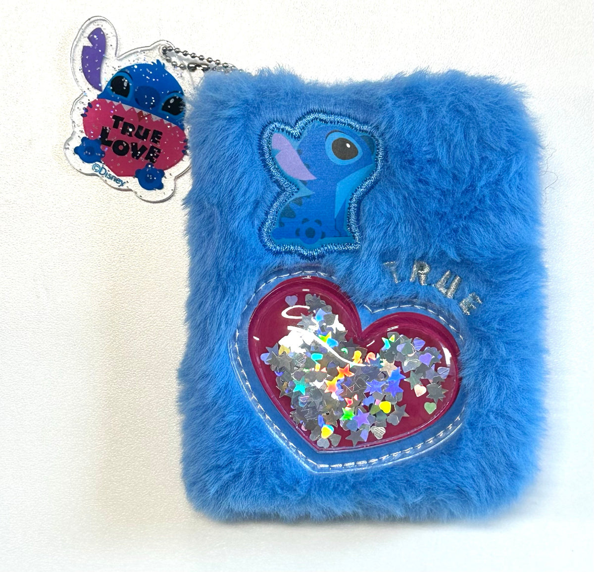 Disney Stitch Collection Stitch Plush Hardcover Book with Glitter 7.5x9.5cm (64 Sheets) (PDQ)