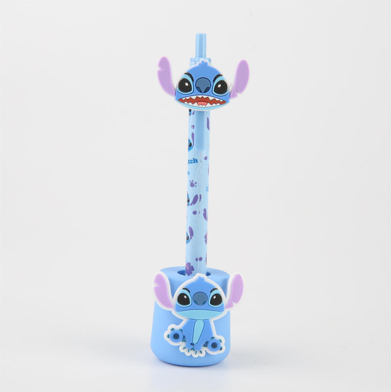 Disney Stitch Kugelschreiber-Set mit Figur (1,0 mm, Schwarz) (Stitch) PDQ