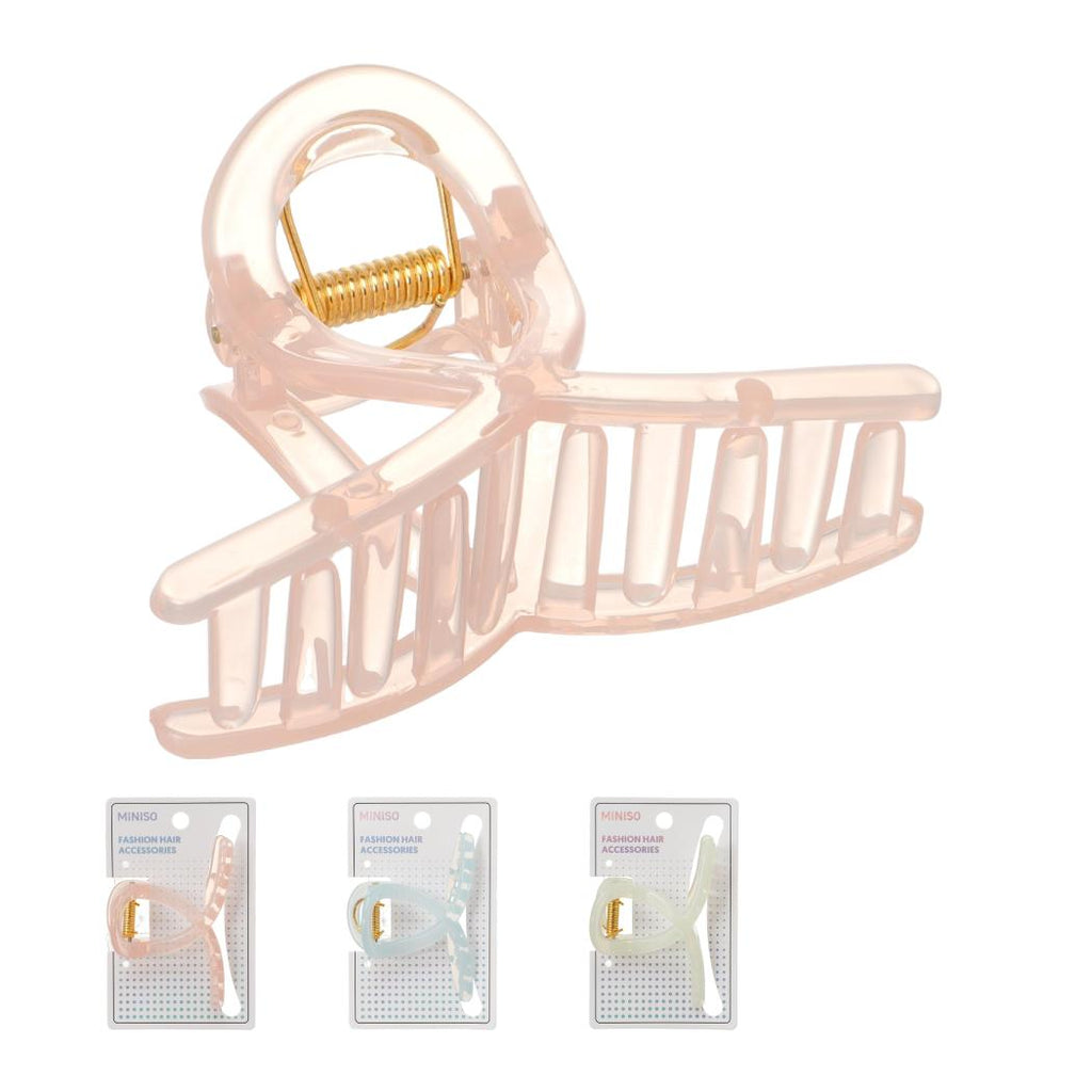 Basic-Serie Einzelner, transparenter, kleiner Jelly-Haarclip (gemischt)