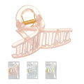 Basic-Serie Einzelner, transparenter, kleiner Jelly-Haarclip (gemischt)
