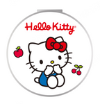 Hello Kitty runder, doppelseitiger, faltbarer Kompaktspiegel