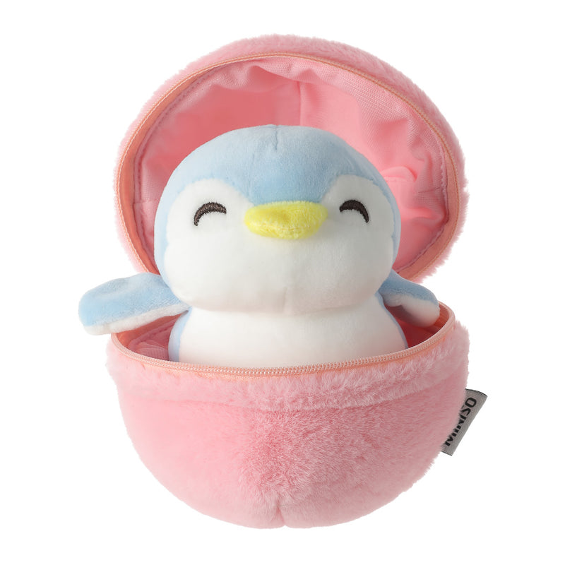 Überraschungsball aus der Frucht-Serie Pinguin-Plüschtier (Erdbeere)