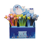 Dundun Ocean Collection Figuren-Schüttelgelstift (0,5 mm, Schwarz) (6 verschiedene Modelle) (PDQ)
