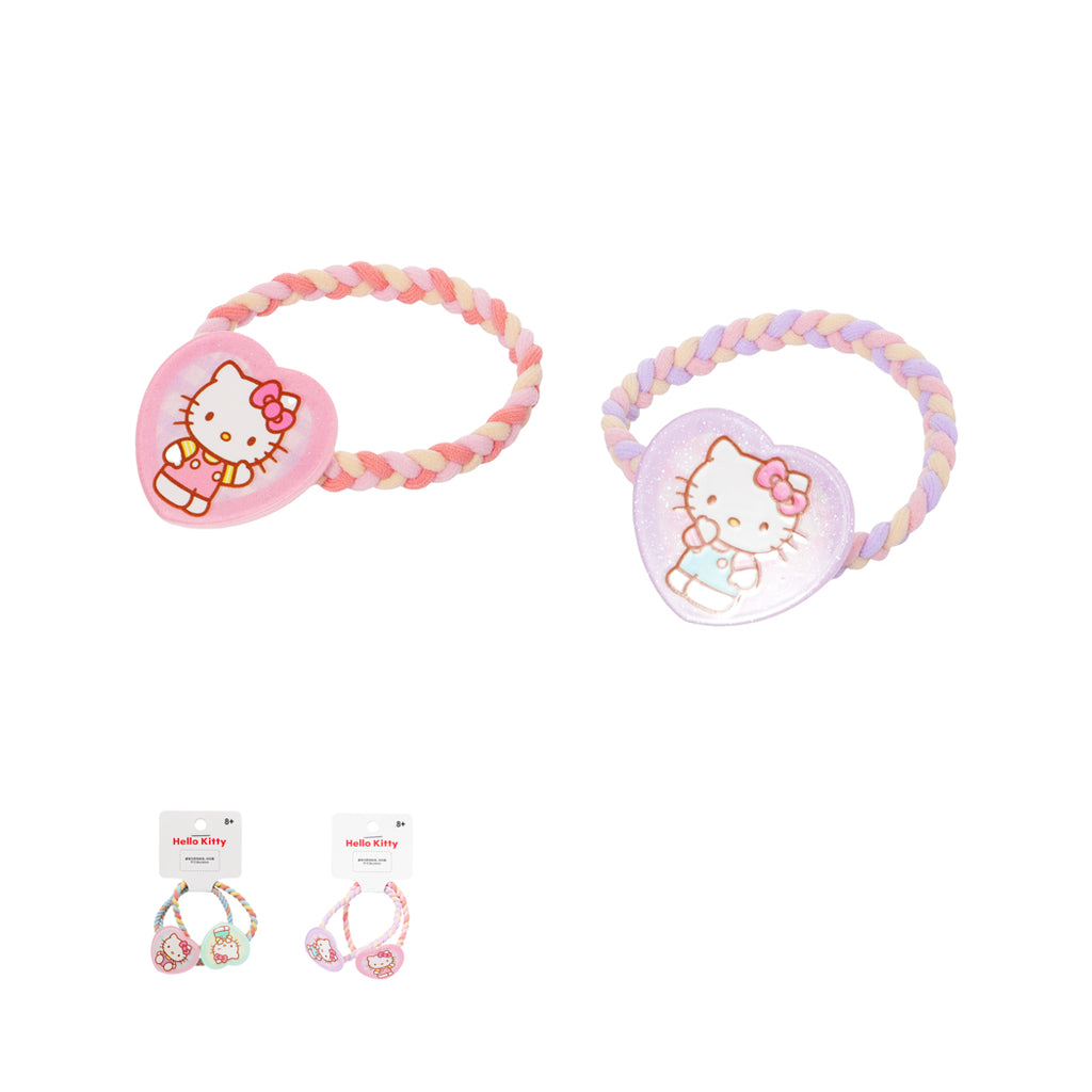 Hello Kitty Herz-Haargummis (2 Stück)
