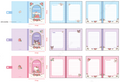 Hello Kitty and Friends Strawberry Collection B6 TPU Gold-stamping Hardcover Book (64 Sheets) (3 Assorted Models)