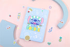 Disney Stitch Dinner Party Kollektion: 80-seitiges A5-Hardcover-Buch & Silikonaufkleber-Set