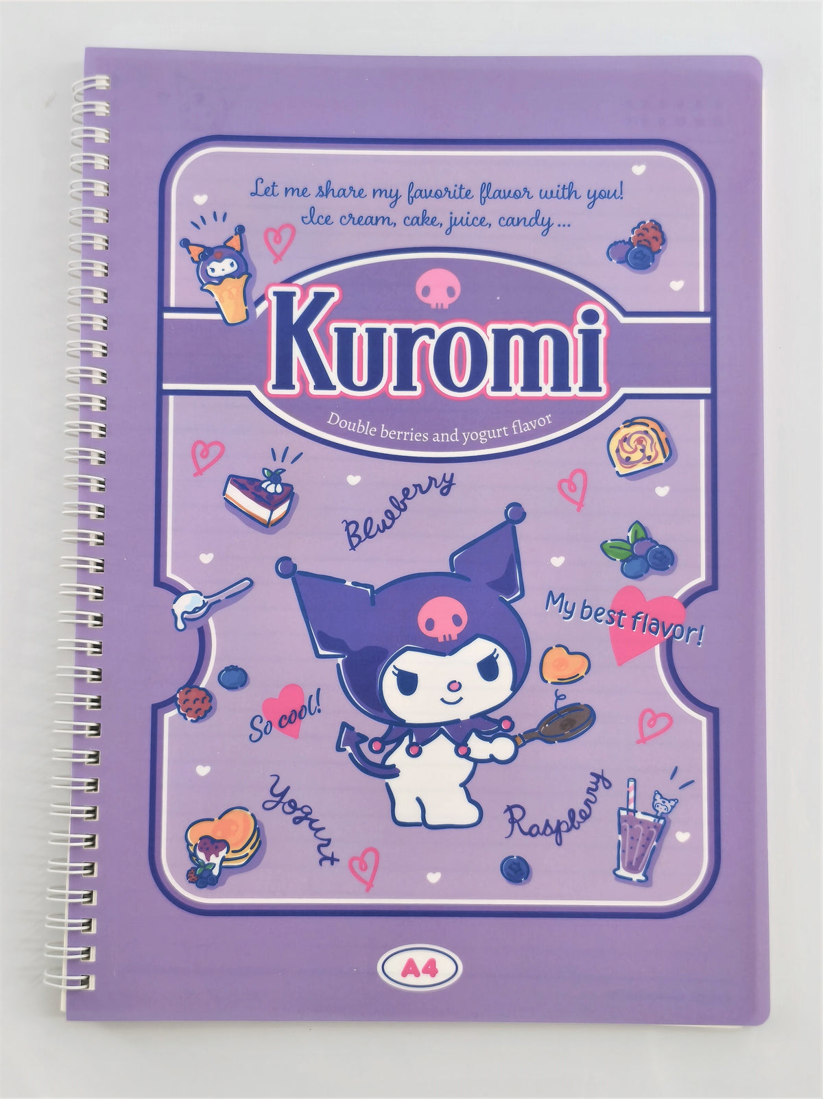 Kuromi Retro Collection A4 PP Wire-bound Book (60 Sheets)