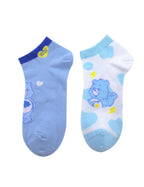 Care Bears Collection Ankle Socks (2 Pairs)(Blue)