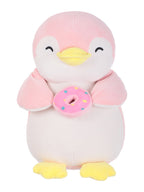 Penguin Sitting Plush - Donut (Pink)
