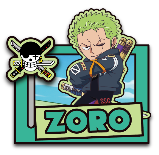 One Piece Collection Metal Badge (Zoro)