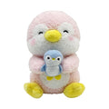 Mini Family - 8in. Sitting Plush Toy(Mother-Child Penguin Pendy & Mini Pen)