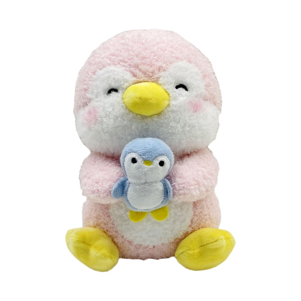 Mini Family - 8in. Sitting Plush Toy(Mother-Child Penguin Pendy & Mini Pen)