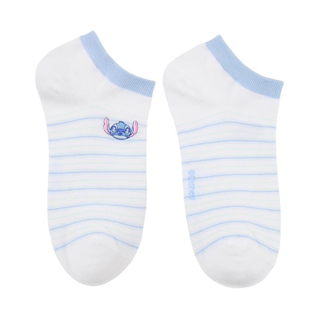 Disney Stitch Dinner Party Collection Ankle Socks (1 Pair)(Embroidery)
