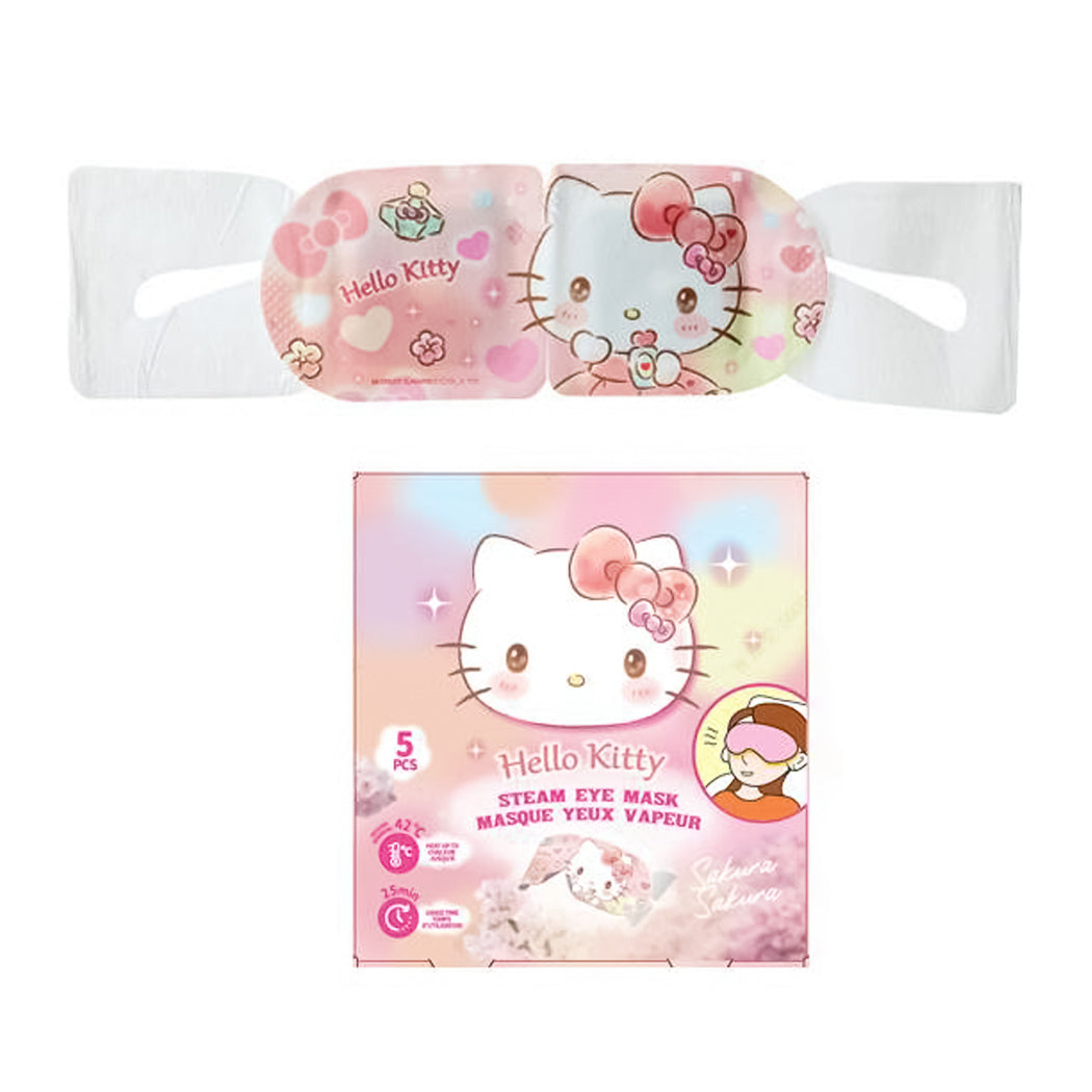 Hello Kitty Fantasy Series Steam Eye Mask （5 Pcs） (Sakura)